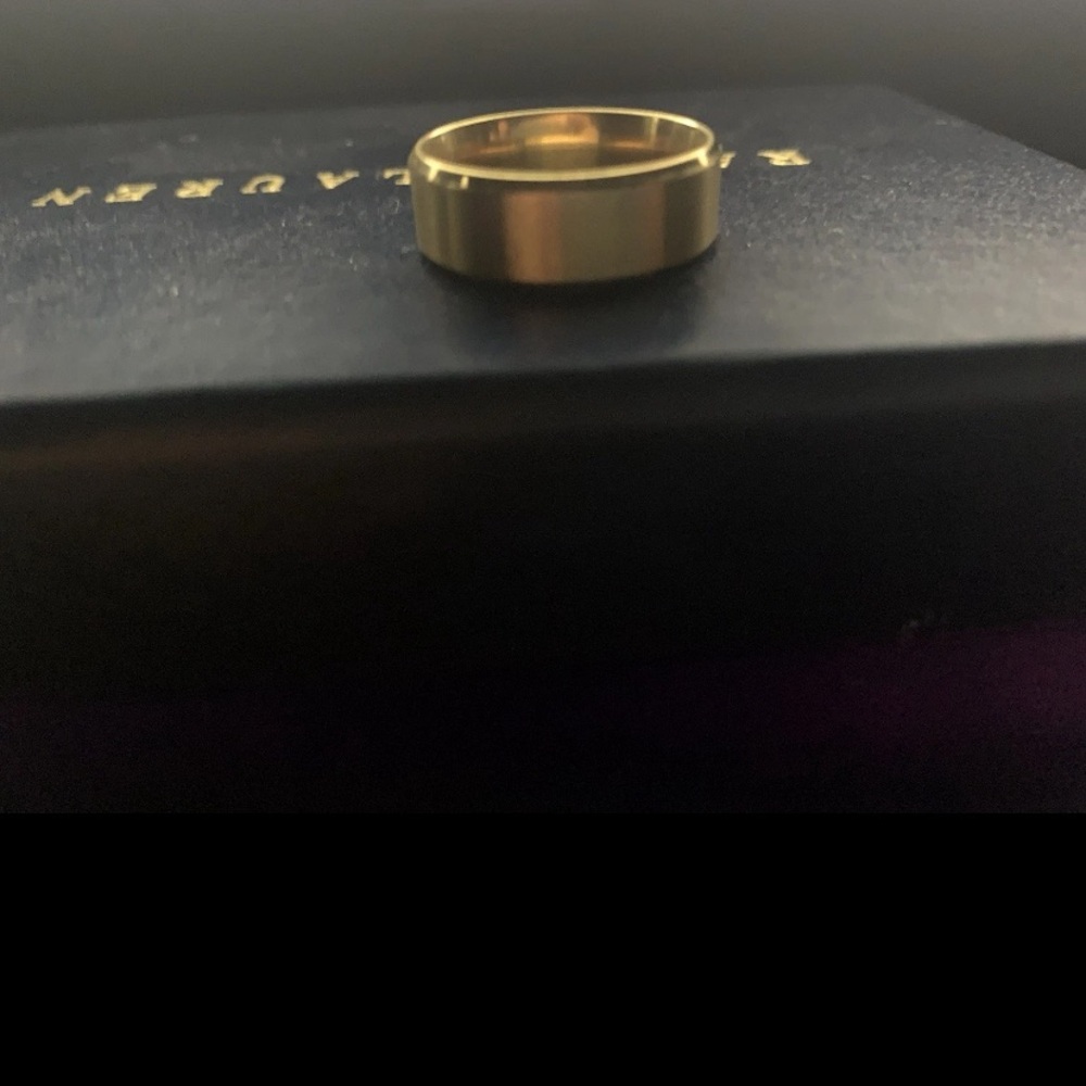 18k gold plated size 11 Ralph Lauren Gold Band Ring